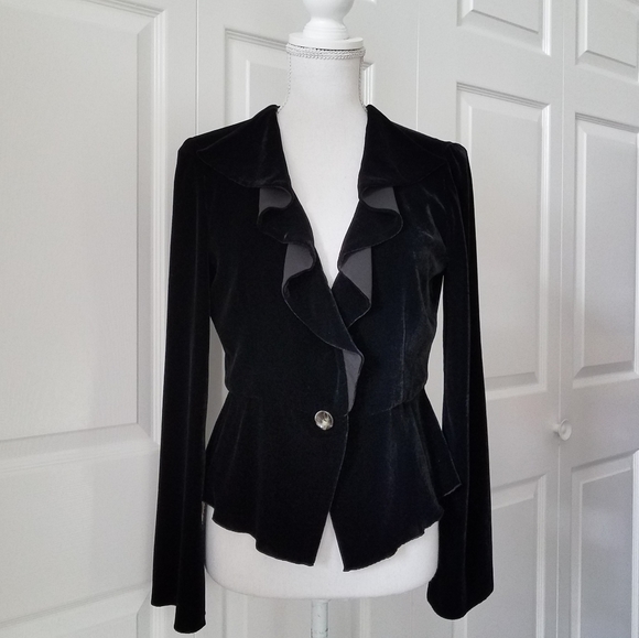 Armani Collezioni Jackets & Blazers - Armani Collezioni Antinea SRL Velvet Blazer | 6